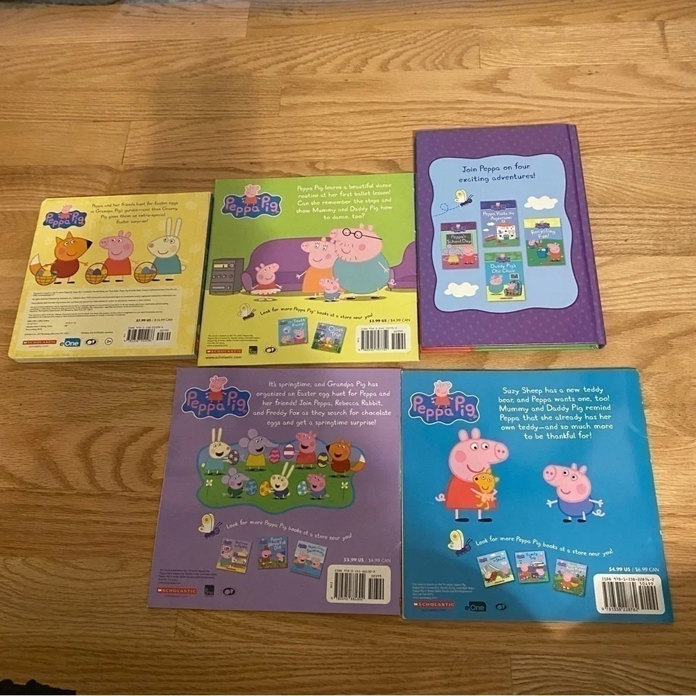 Peppa Pig Book Bundle Easter Surprise Ballet Lesson Easter Egg Hunt Ballet